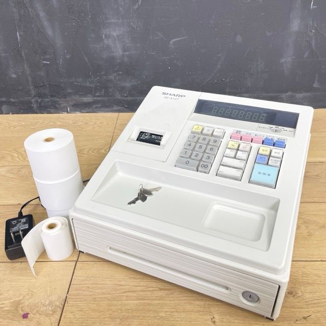 シャープ レジスタ 【中古】 動作保証 SHARP XE-A147 レジ 業務
