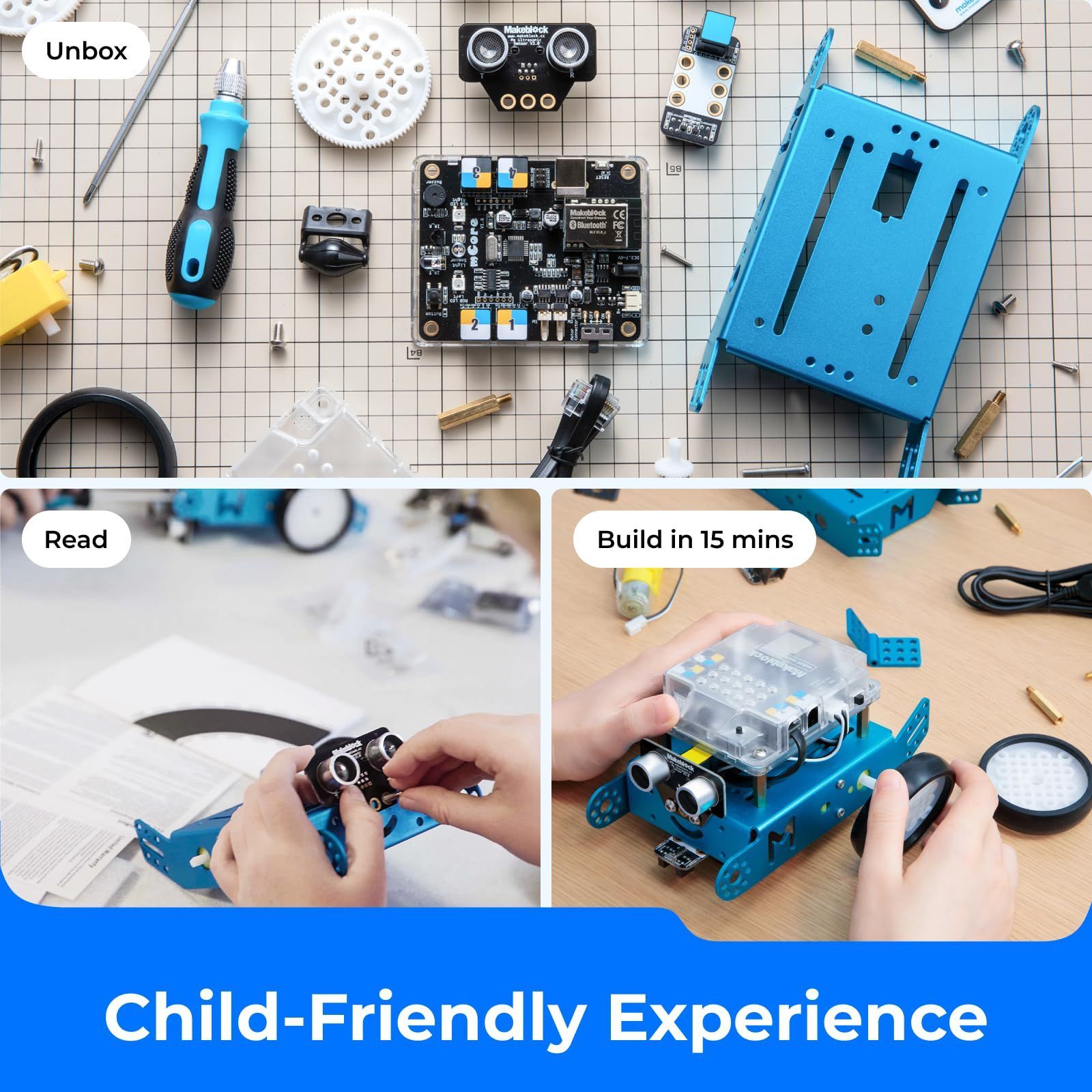 新着商品 Makeblock mBot Kit STEM Education Arduino Scratch 2.0 Programmable Robot Kit for Kids to Learn Coding - English Version STEELWINDOWSANDDOORS_COM