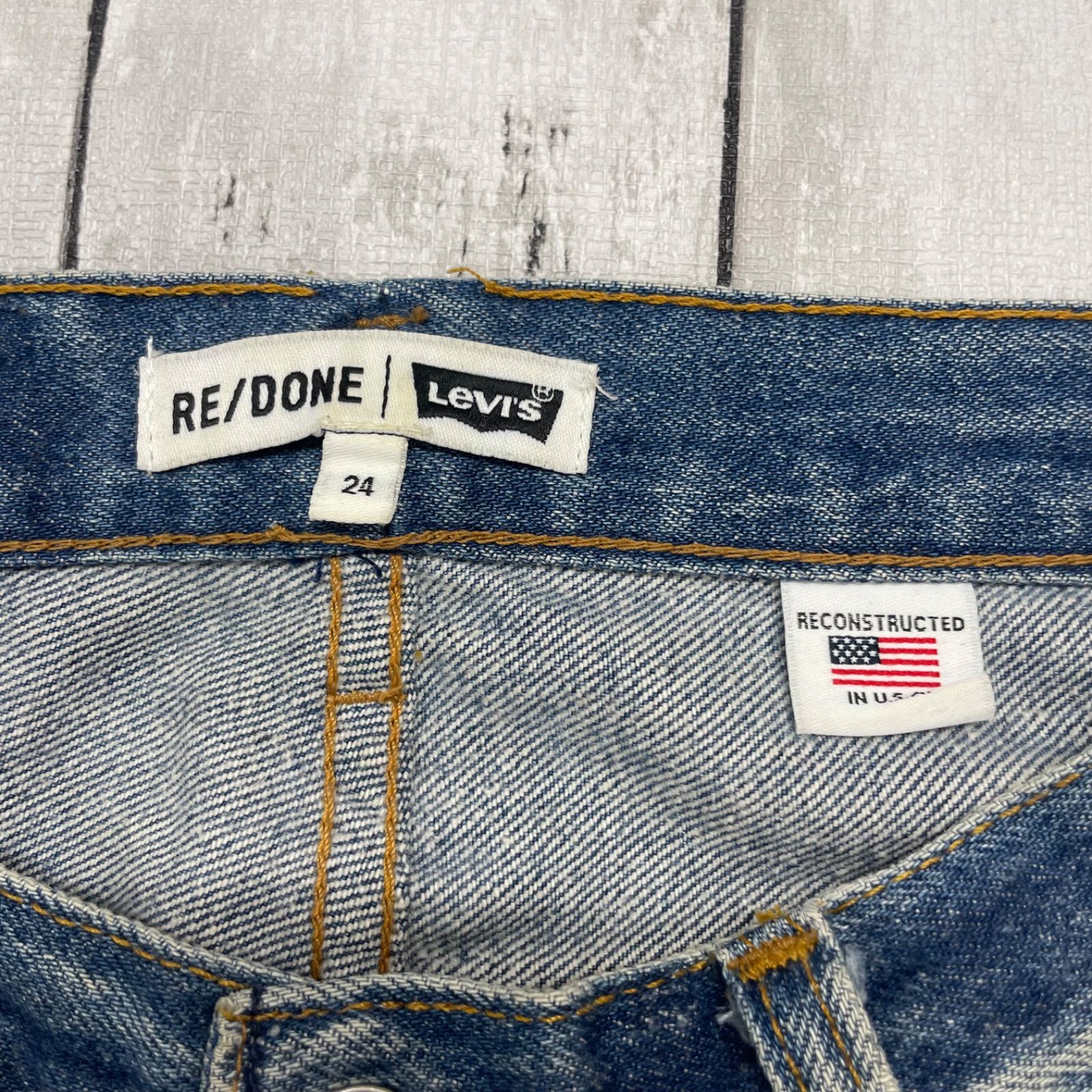 Levi's 】リーバイス ×【 RE DONE 】ダメージ加工デニムパンツ