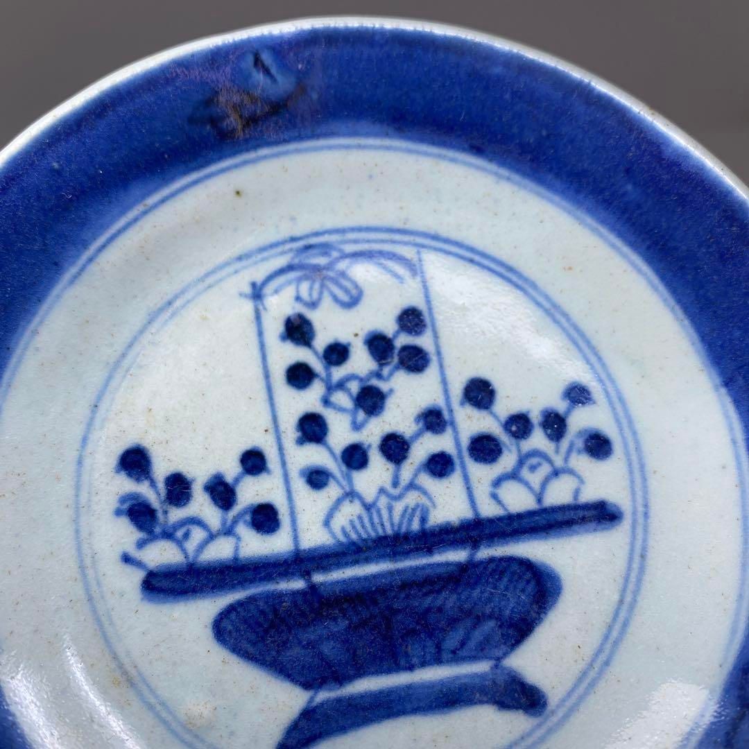 中国清朝時代 新渡青花皿6枚 木箱付 直径11.3㎝ 東Y6-1218④ - メルカリ