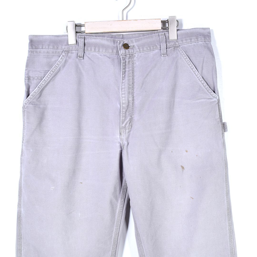 カーハート メキシコ製 ペインターパンツ ダック地 ライトグレー