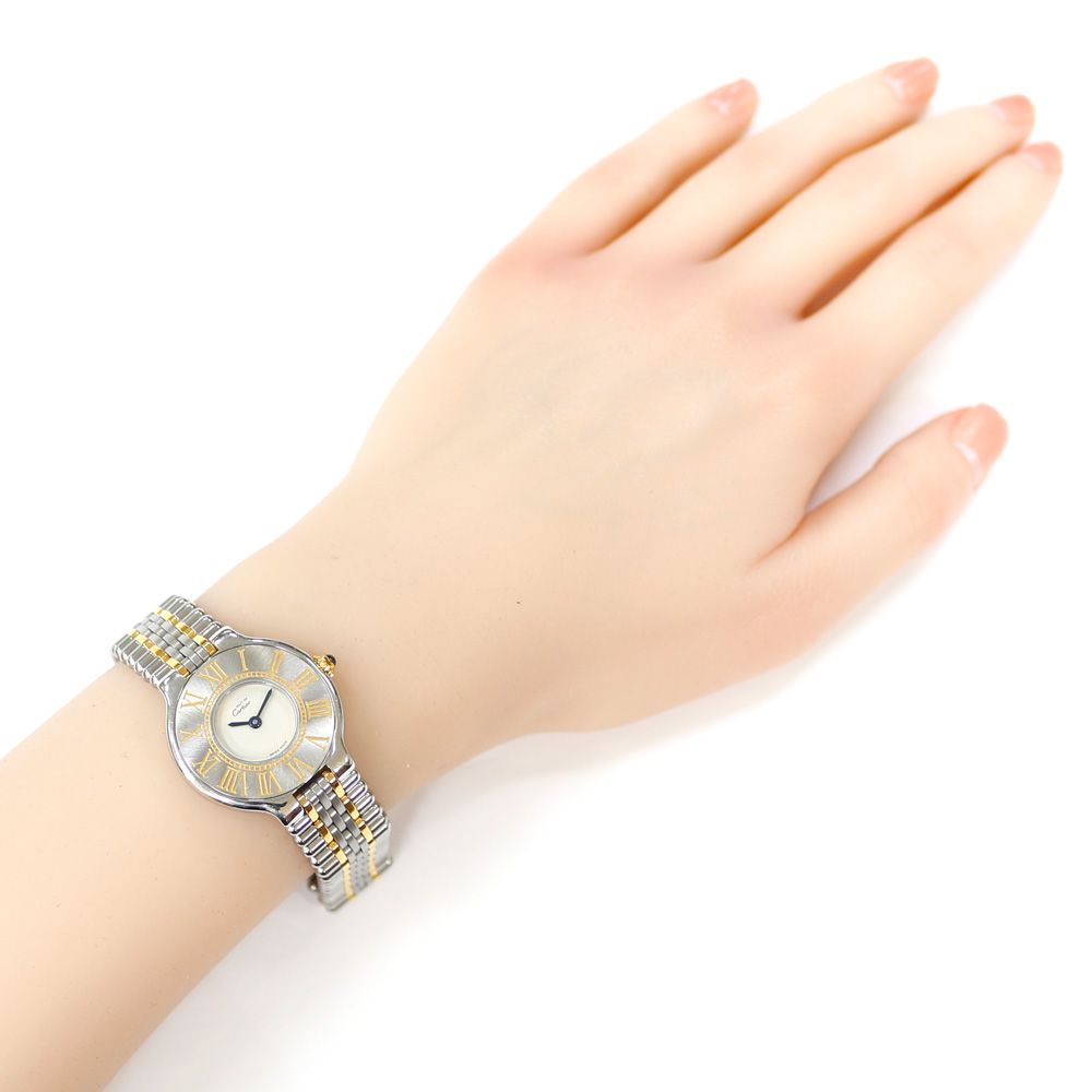 カルティエ マスト21 腕時計 時計 ステンレススチール 12500P クオーツ