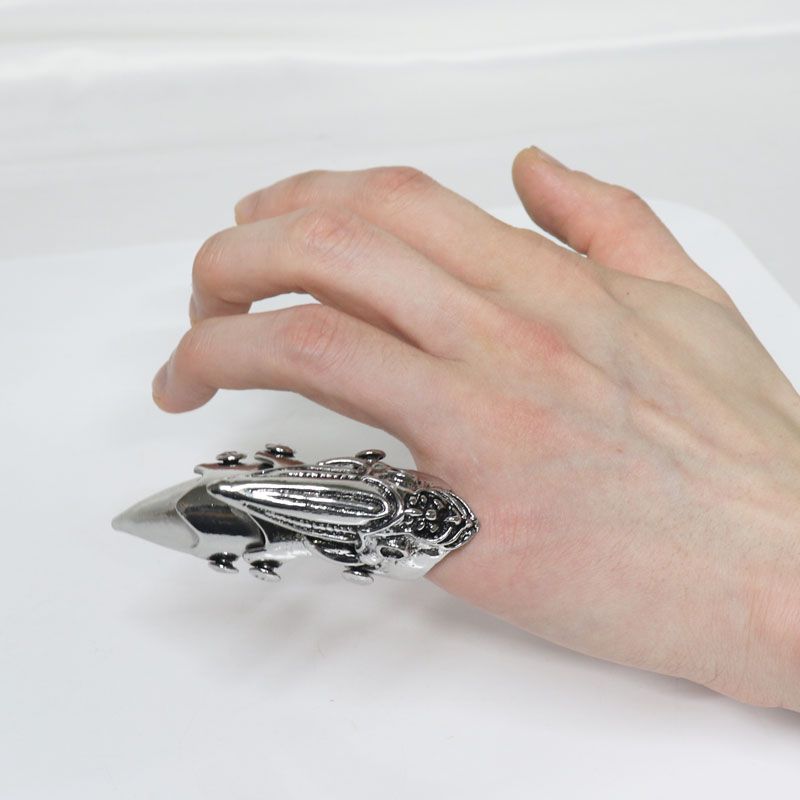 2タイプ アーマーリング 15号 指輪 メンズ レディース フィンガー