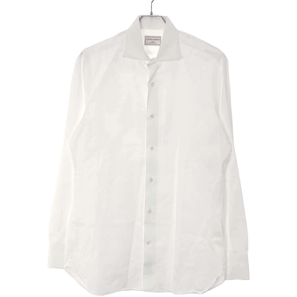 約2万★美品◎TOMAS　MAISON　UNITEDARROWS　シャツ　白 トーマスメイソン ジャストルーズ オープンカラーシャツ