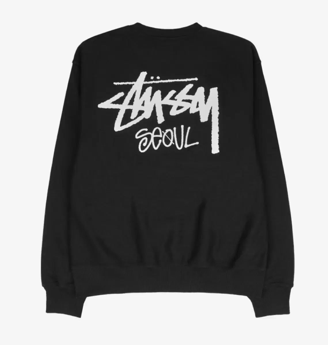 雷市場（ポンジャン）商品韓国直送】 中古 （ L ） STUSSY(ステューシー) ストック ソウル クルーネック 黒 2023 - メルカリ