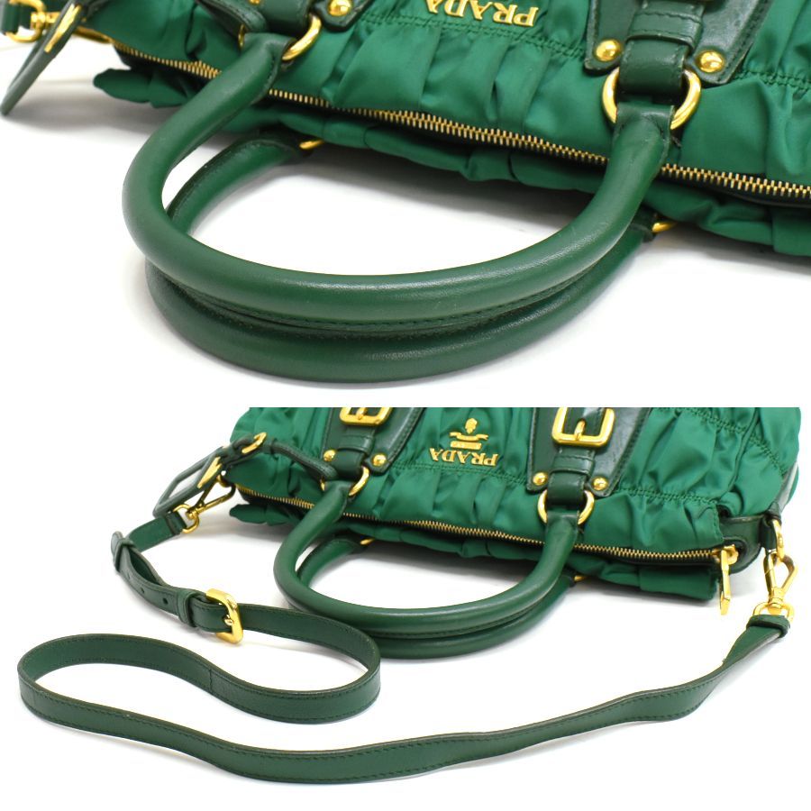 PRADA グリーン プラハンドルナイロン バッグ PRADA グリーン プラハンドルナイロン バッグ 2025年最新】prada
