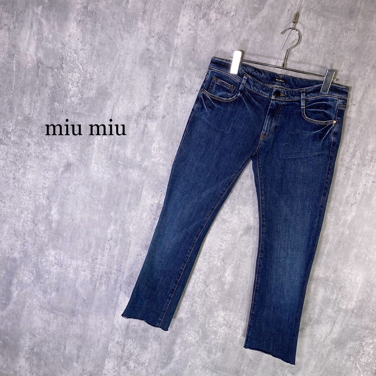 miu miu ミュウミュウ 27 デニムパンツ