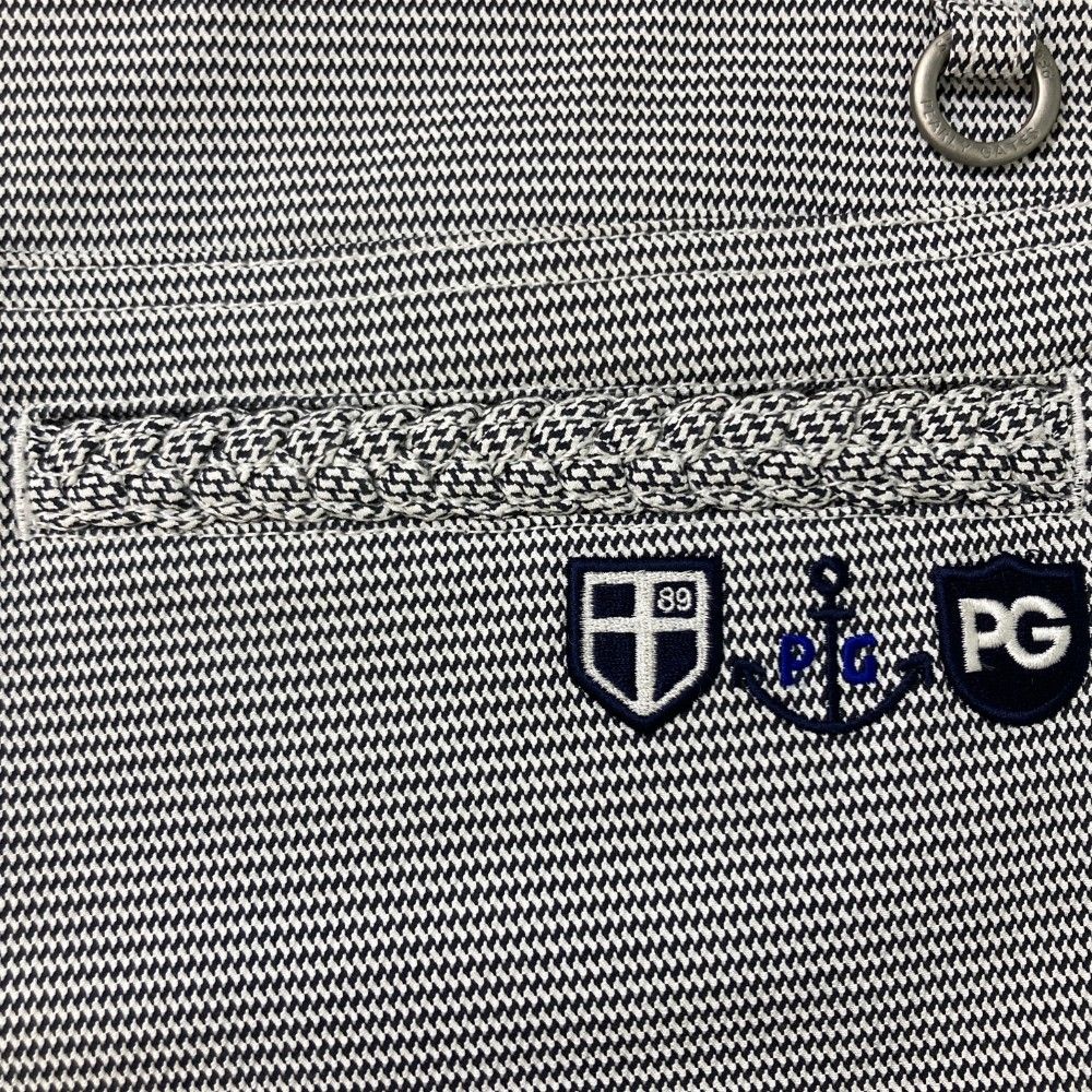 ⭐️新品未使用 正規品 パーリーゲイツ ゴルフ ハーフパンツ サイズ：4 ネイビー PEARLY GATES パーリーゲイツ ハーフパンツ ネイビー×白 刺しゅう総柄