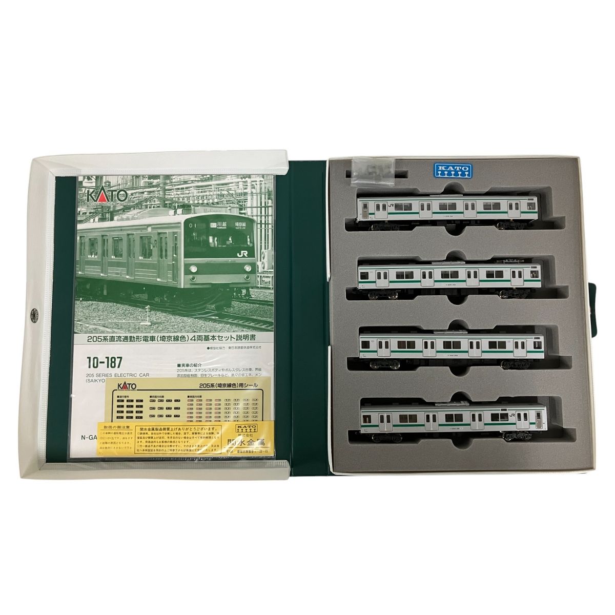Amazon.co.jp: KATO 10-187 205系直流通勤形電車 埼京線色 基本