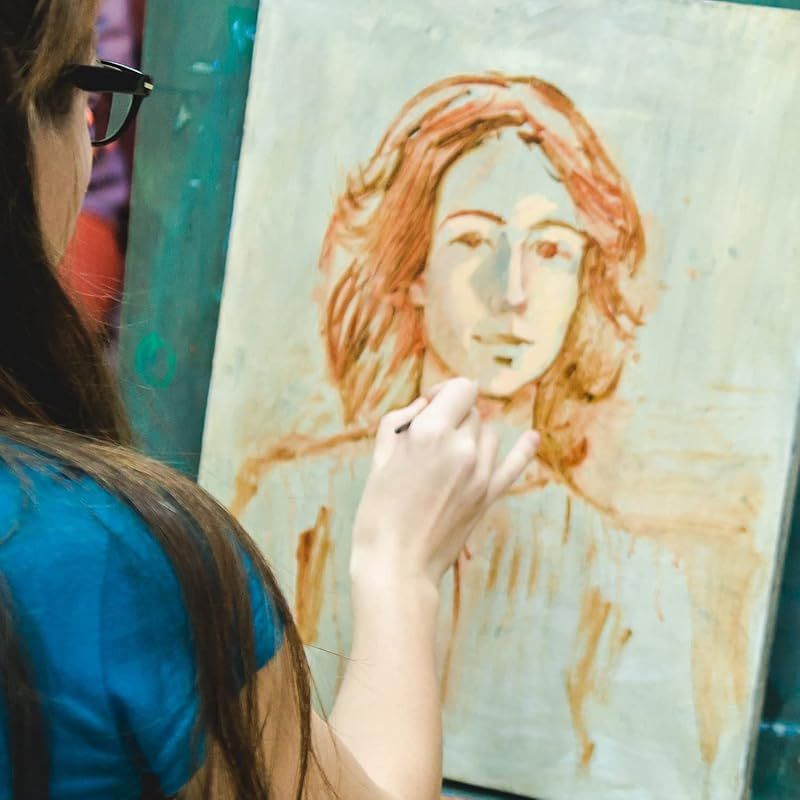 女」油彩画・油絵・F6・キャンパス 【公式通販】