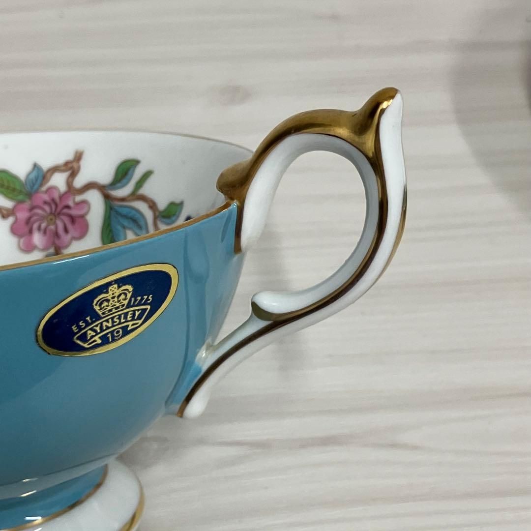 エインズレイ☆ペンブロックペアマグカップ未使用 9⁄14廃棄予定エインズレイ・ペンブロック カップ\u0026ソーサー 未使用 美