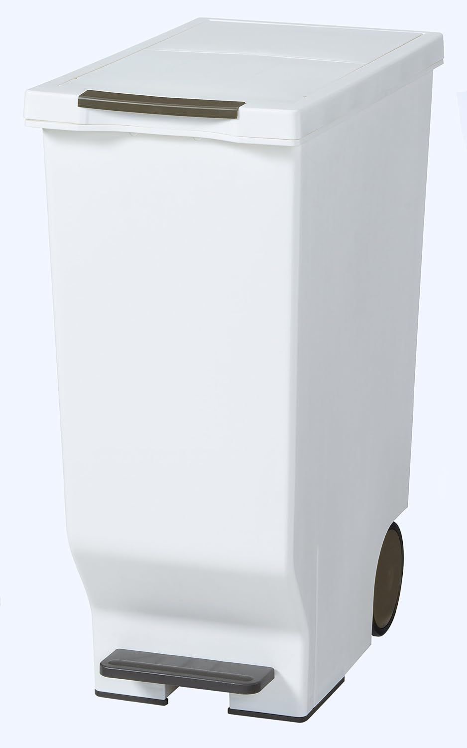 3個セット 平和工業 ゴミ箱 スライドペダルペール 45L ブラウン