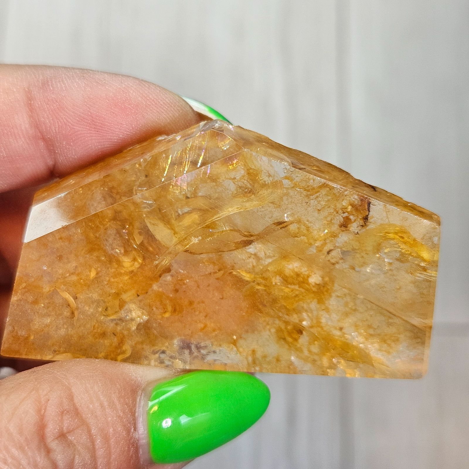 虹入り🌈ゴールデンヒーラー✨ライモナイト✨フリーフォーム✨ - メルカリ