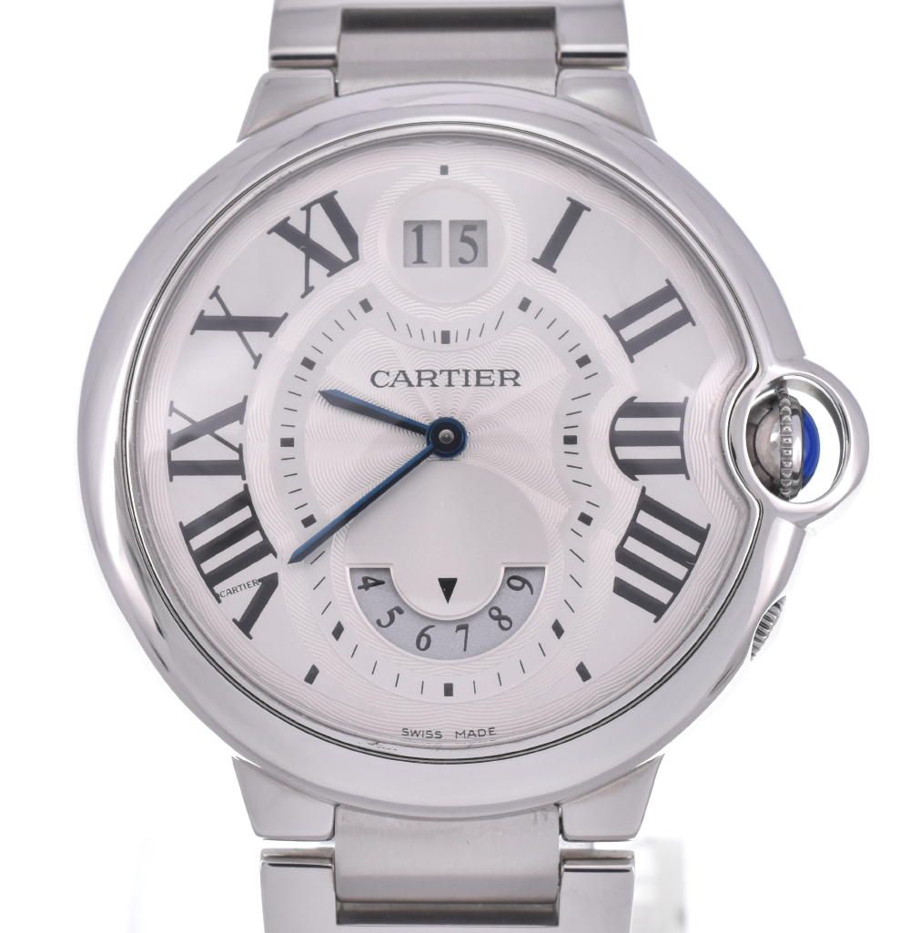 △ ☆美品【CARTIER】カルティエ バロンブルー W6920011 デイト