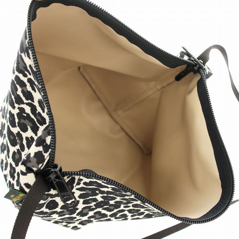 新品！グリーンレーベル ×エルベシャプリエ レオパード柄ビックポシェット