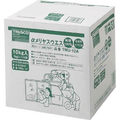 2営業日で発送 TRUSCO トラスコ中山 TRUSCO αメリヤスウエス 汎用タイプ 10kg TMU10A