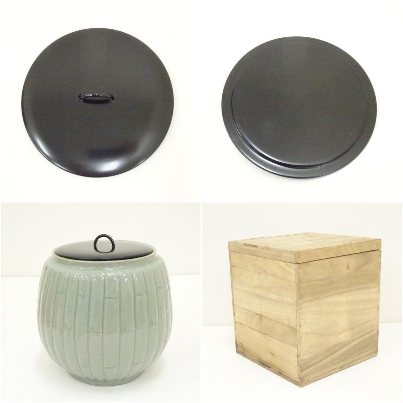 青磁水注 　酒器　竹煎茶道具　 高麗 　置き飾り　インテリア Amazon.co.jp: 高麗青磁 東泉 李相鎬作 茶器一式 茶道具 煎茶碗