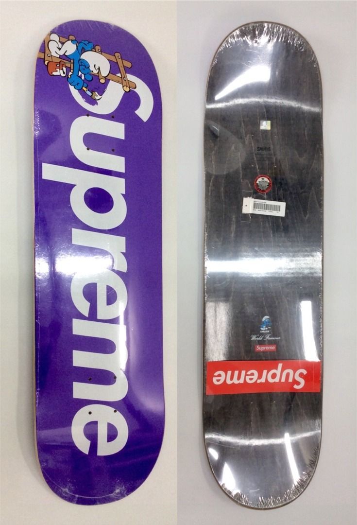 20aw Supreme smurfs Skateboard デッキ スマーフ FW20 Supreme Smurfs Skateboard - スマーフ スケボー デッキ (Supreme