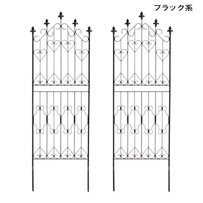 送料無料アイアンフェンス２枚組（ロータイプ）間仕切り ガーデン フェンス（501） - メルカリ