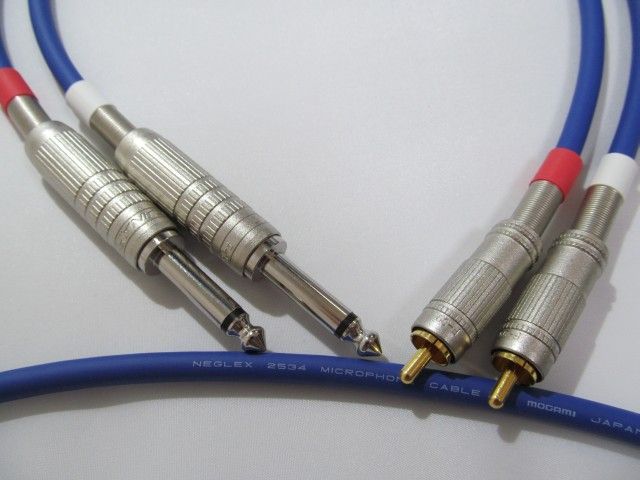 AUDIO YAMATO] RCAケーブル 2本1セット | ケーブル：立井電線 SOFTEC