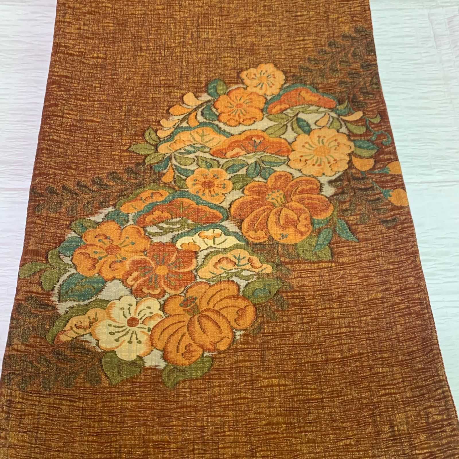 辻が花 袋帯 未使用品 ふくれ 辻が花模様織り出し袋帯 辻ヶ花 辻が花 袋帯