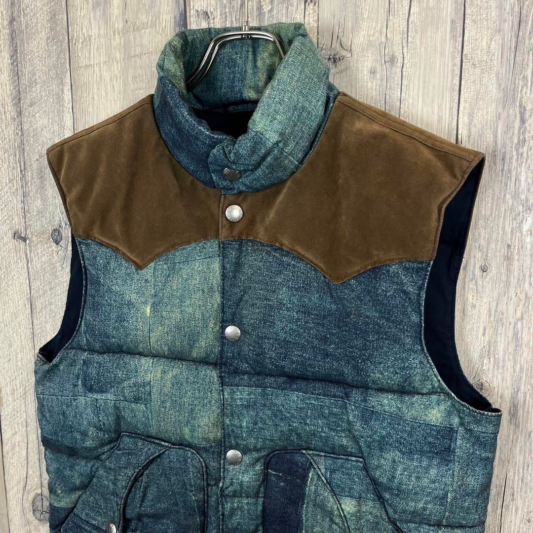 DENIM & SUPPLY RALPH LAUREN デニム ダウンベスト S - メルカリ