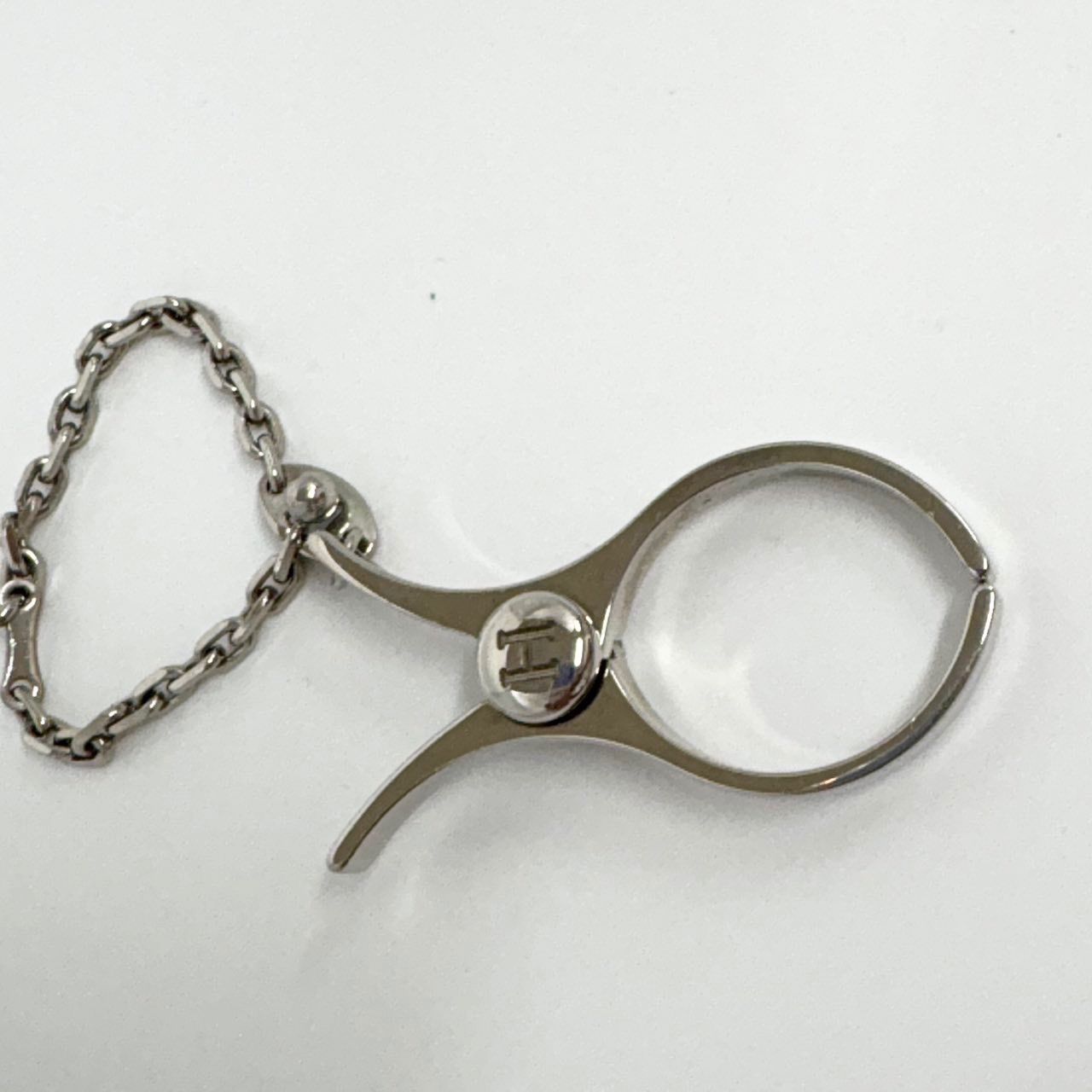 極美品❣️HERMES エルメス グローブホルダー チャーム シルバー 未使用品 極美品❣️HERMES エルメス グローブホルダー チャーム シルバー