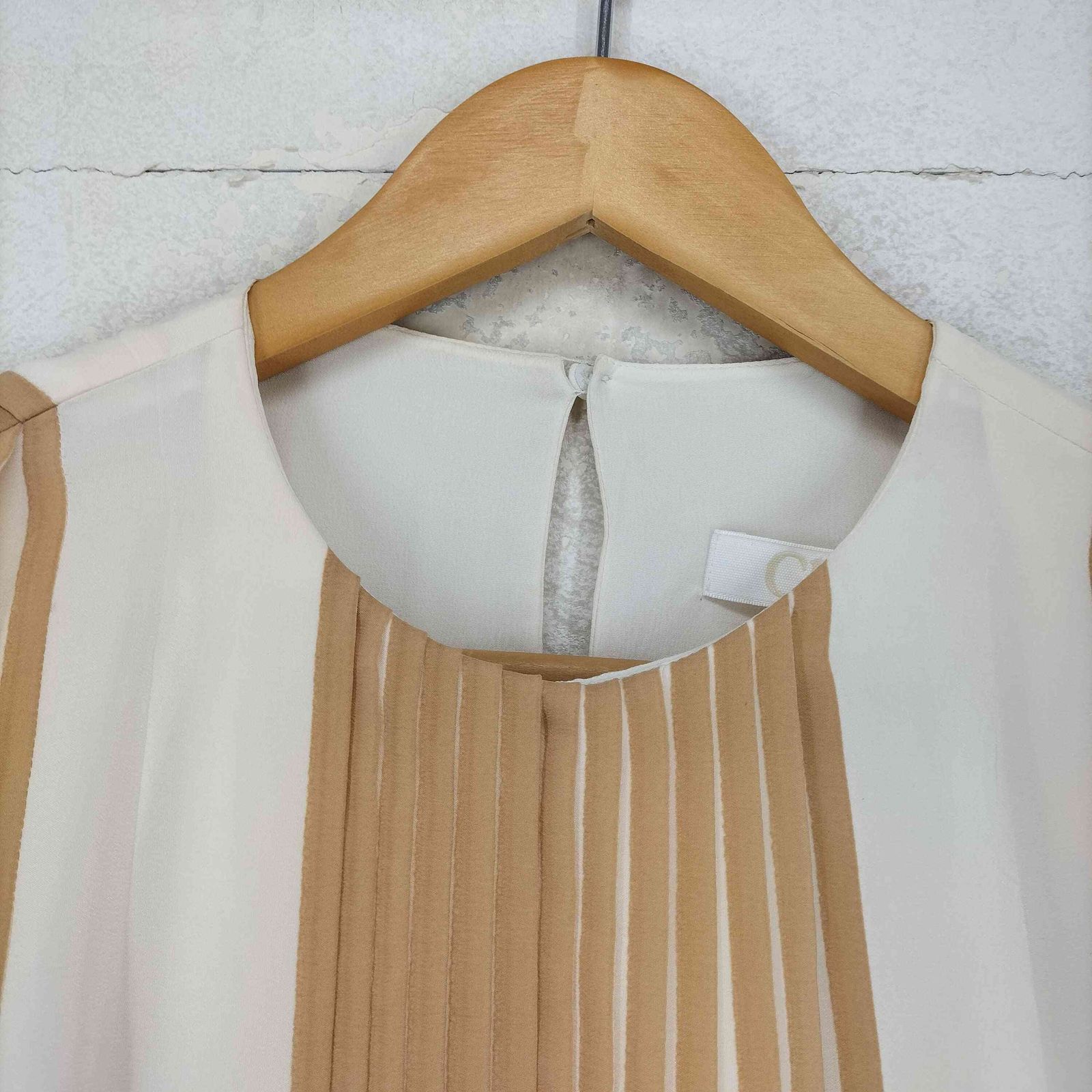 Chloé クロエ　ペイズリー風チュニック クロエ Chloe プリーツデザインシルクチュニック PURE SILK