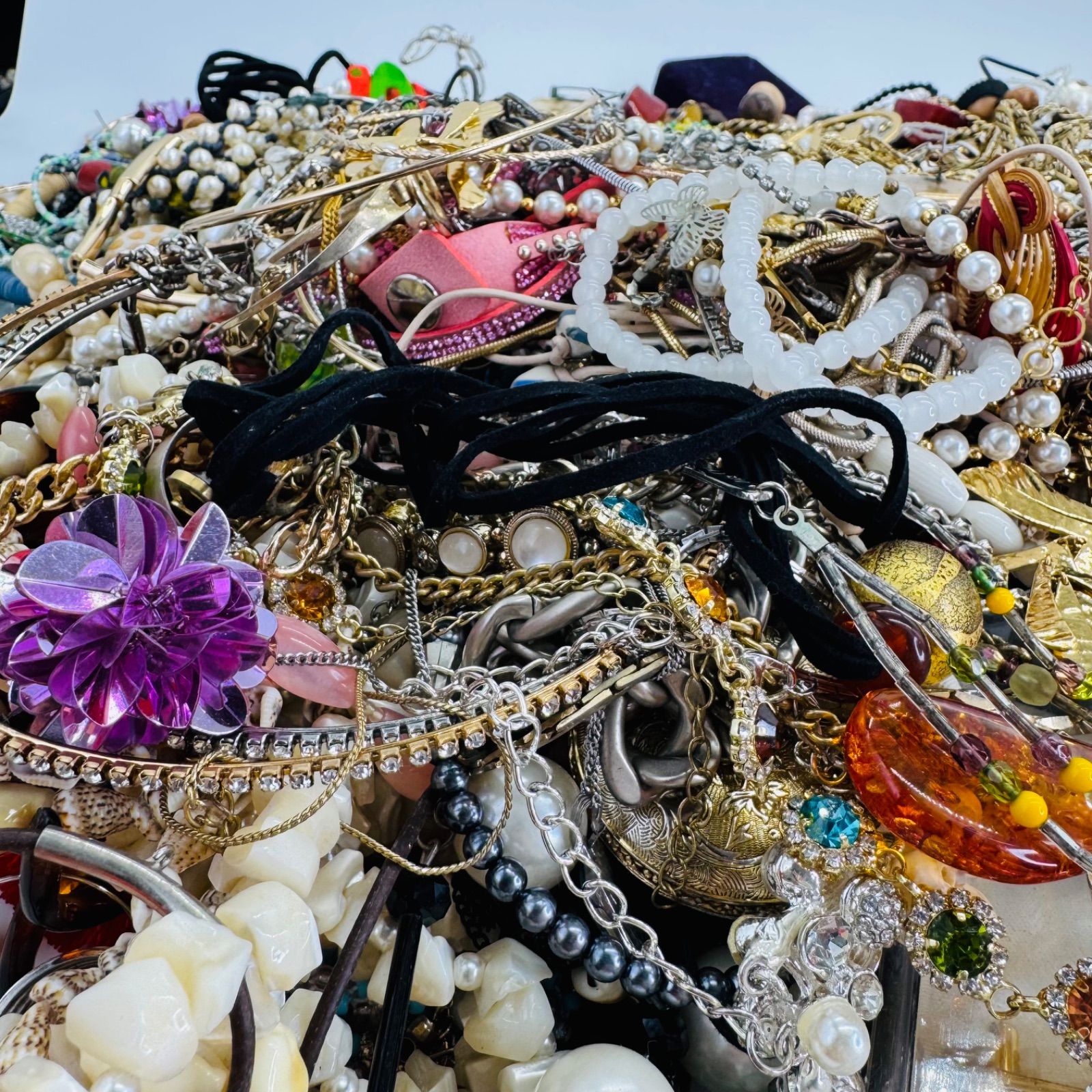 10kg イミテーション アクセサリー まとめ 大量 ネックレス