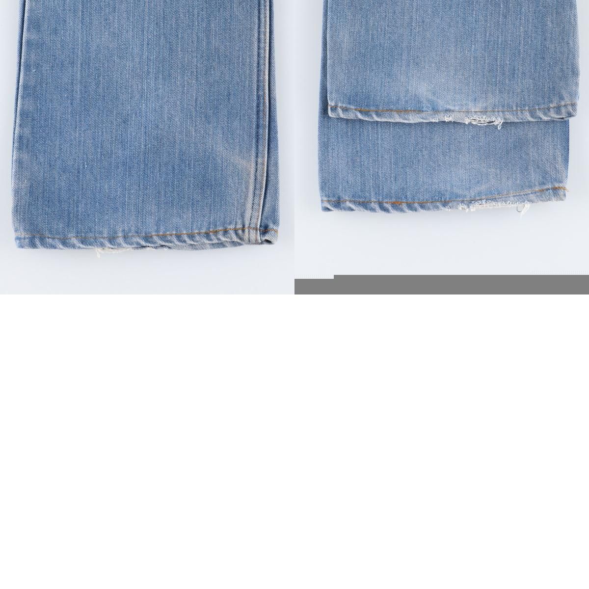 古着 70年代 リーバイス Levi's 517 66後期 オレンジタブ ブーツカット