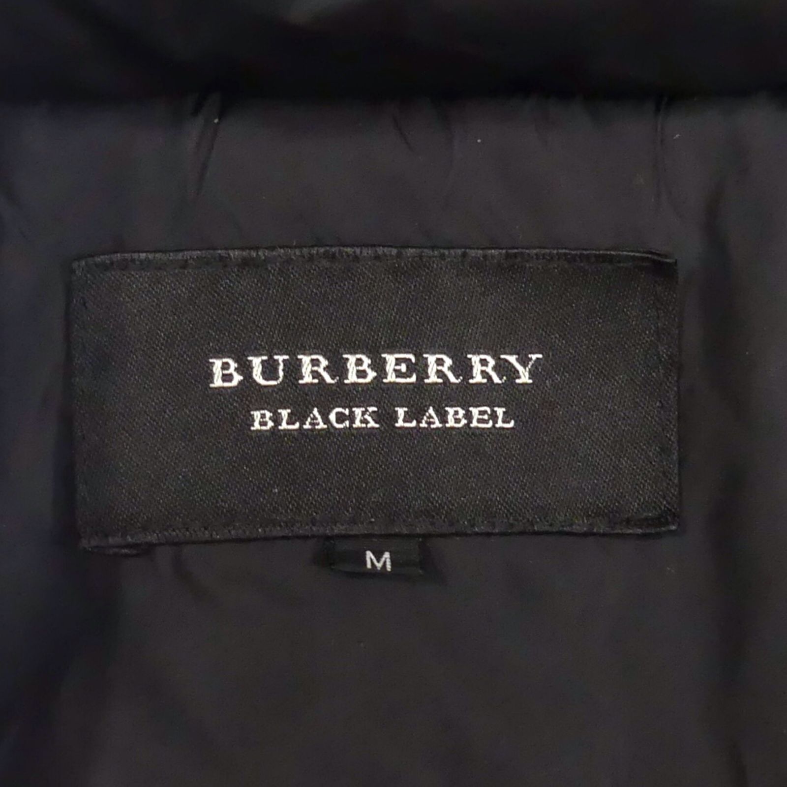 BURBERRY BLACK LABEL 廃盤 バーバリーブラックレーベル M ダウン