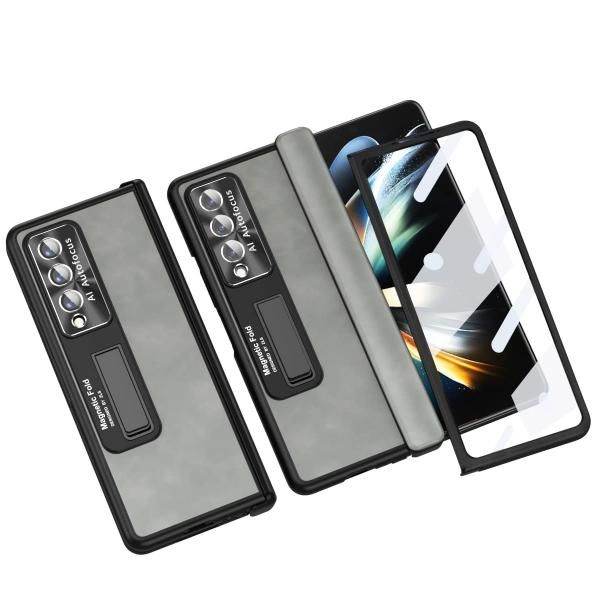 Galaxy Z Fold2 / W21携帯全面保護ケース 手帳型 ナッパレザー