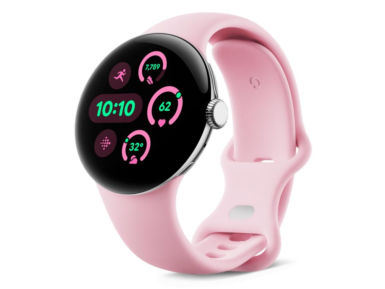 3営業日で発送 GA05756US GA05756-US スマートウォッチ Google Pixel Watch 3 41mm Polished Silver アルミケース Rose Quartz アク
