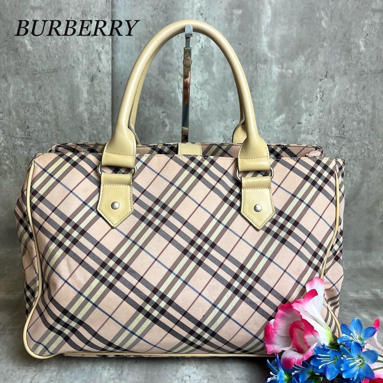✨良品✨ BURBERRY バーバリー トートバッグ ハンドバッグ ノバ 