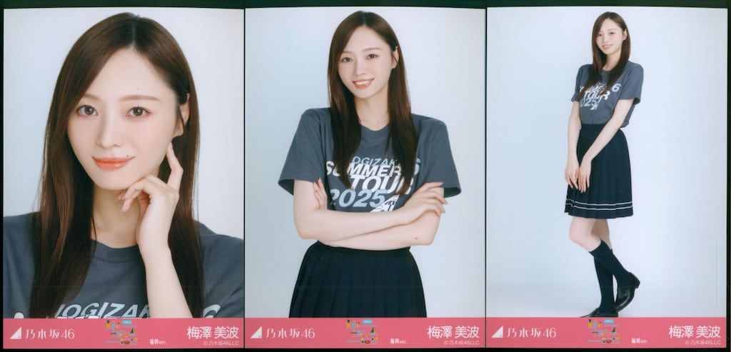 乃木坂46 梅澤美波 生写真 直筆 サイン 真夏の全国ツアー2023 Tシャツ 乃木坂46 生写真 梅澤美波 真夏の全国ツアー 静岡ライブT ヨリ