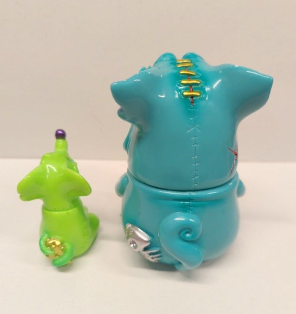 UNDEAD TOYS KAGEMARU DESIGNS キャドラ&コラット 水色/黄緑成型