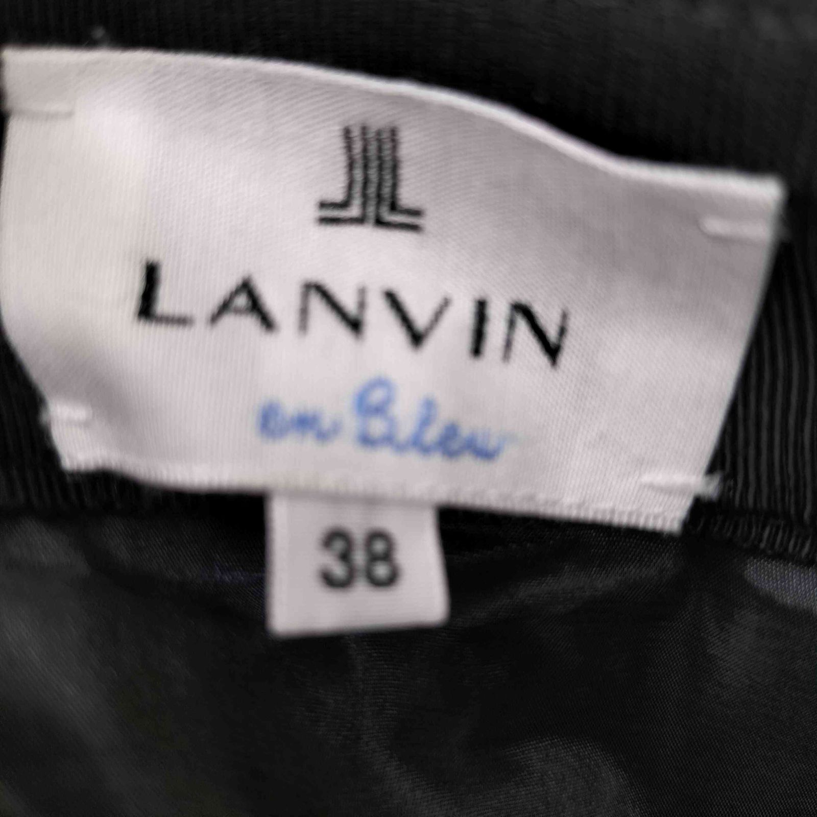 ランバンオンブルー LANVIN en Bleu ウールフレアミニスカート レディース JPN：38 