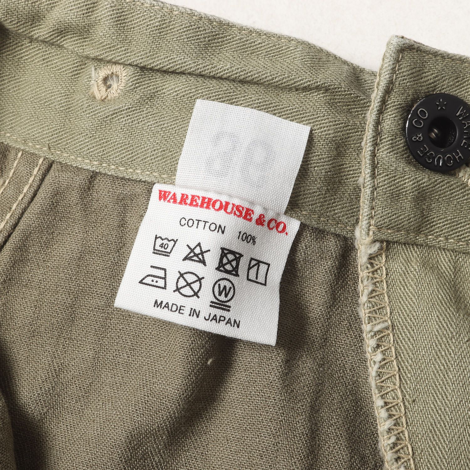 WAREHOUSE パンツ サイズ:36 / USMC ヘリンボーン モンキーパンツ (Lot 