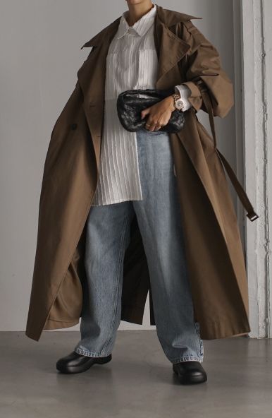 room306 CONTEMPORARY ロングコート Big Collar Trench Coat room306 CONTEMPORARY ロングコート Big Collar Trench Coat