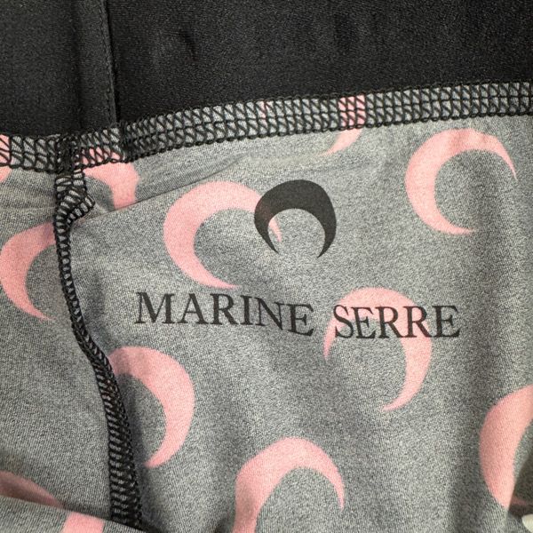 残り僅か★関送込【Marine Serre】ムーンプリントレギンス ロゴ 未使用】Marine serre/マリーンセル MOON PRINTED JERSEY