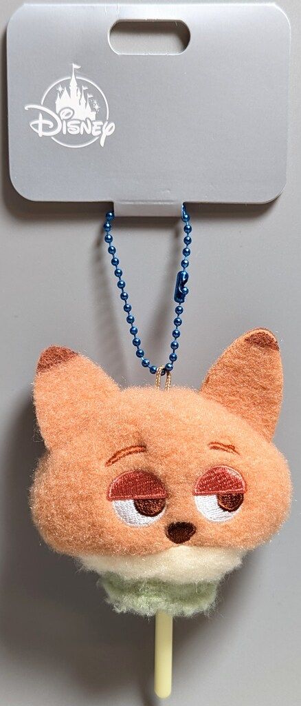 ディズニーストア ぬいぐるみキーチェーン COTTON CANDY ニック