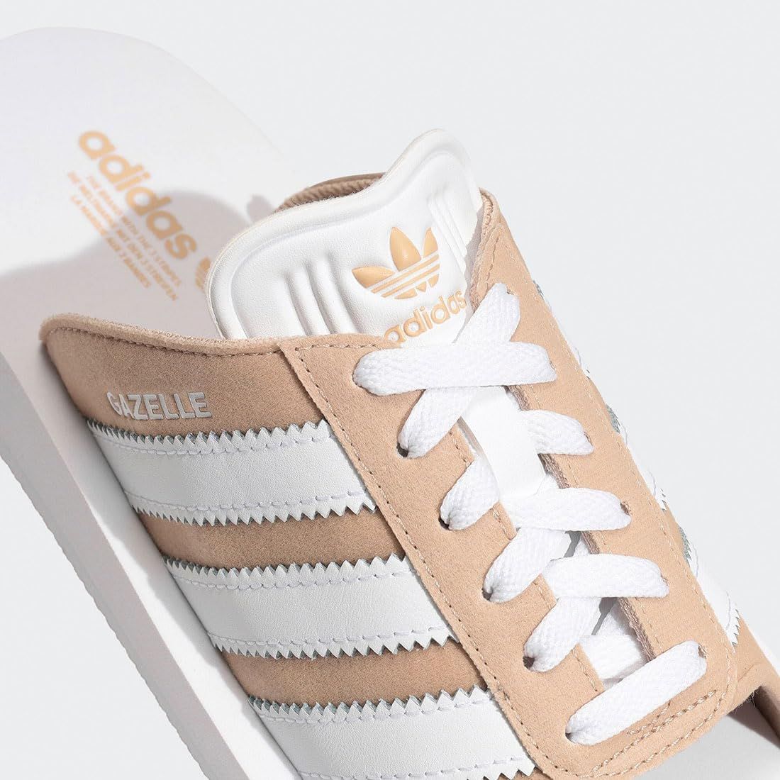 アディダス シューズ スニーカー ガゼル ビーチスライド GAZELLE BEACH SLIDES マジックベージュ|フットウェアホワイト|フットウェアホワイト JQ7422 22.5cm 22.5 cm KIN-KAAI_COM