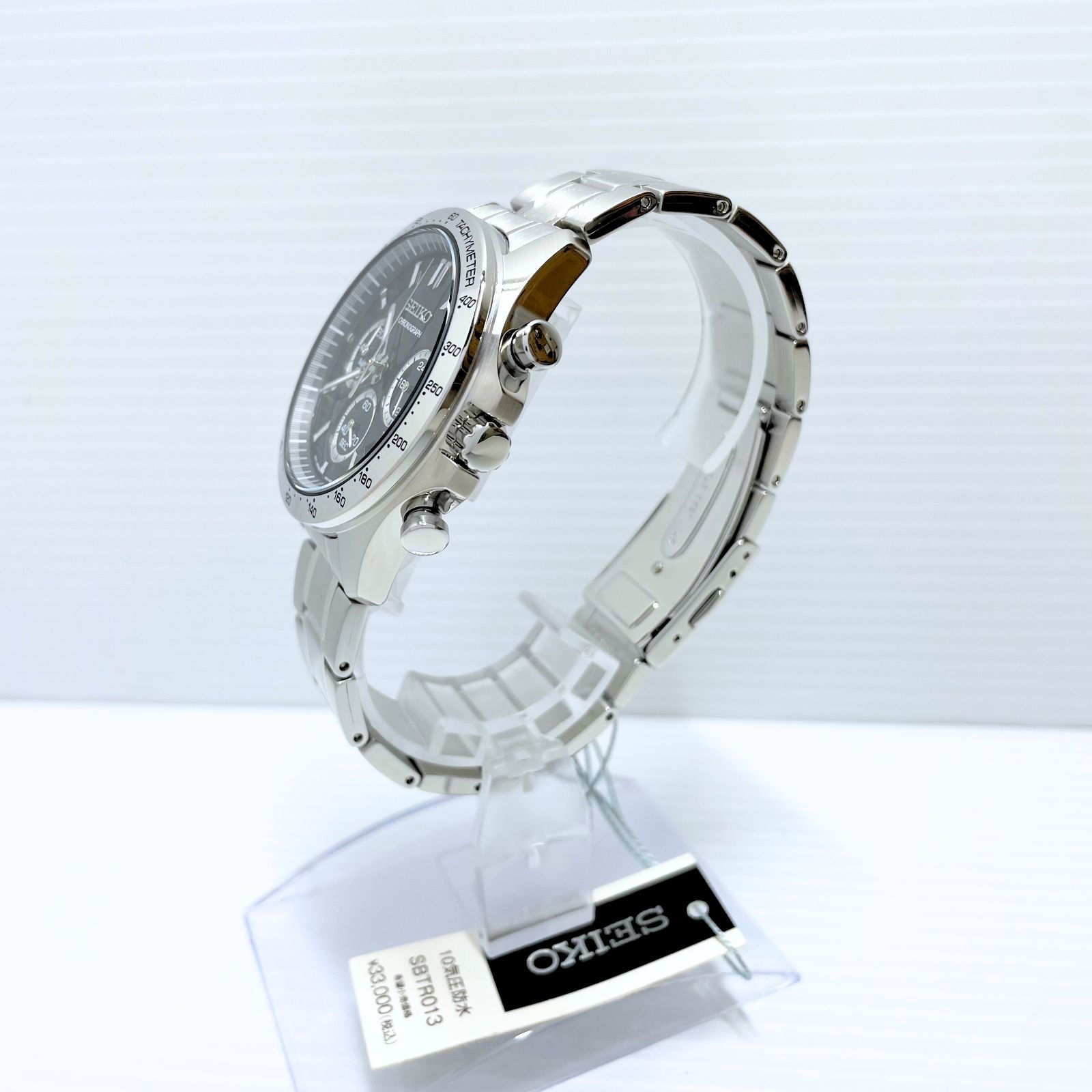 新品】セイコーセレクション 電池式 クロノグラフ 腕時計 SBTR013 