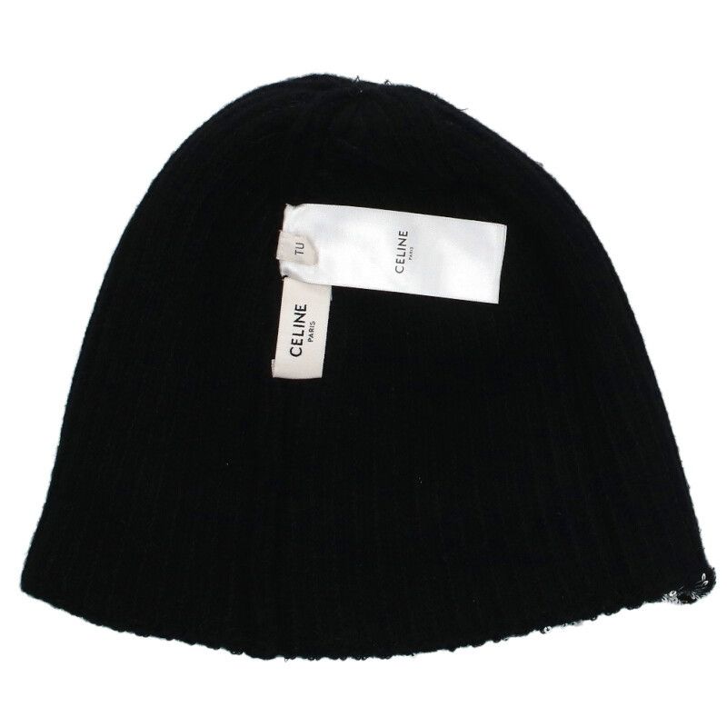 CELINE セリーヌ　エディ　スリマン スパンコール　ビーニーニット帽子 CELINE セリーヌエディスリマン スパンコールビーニーニット帽子