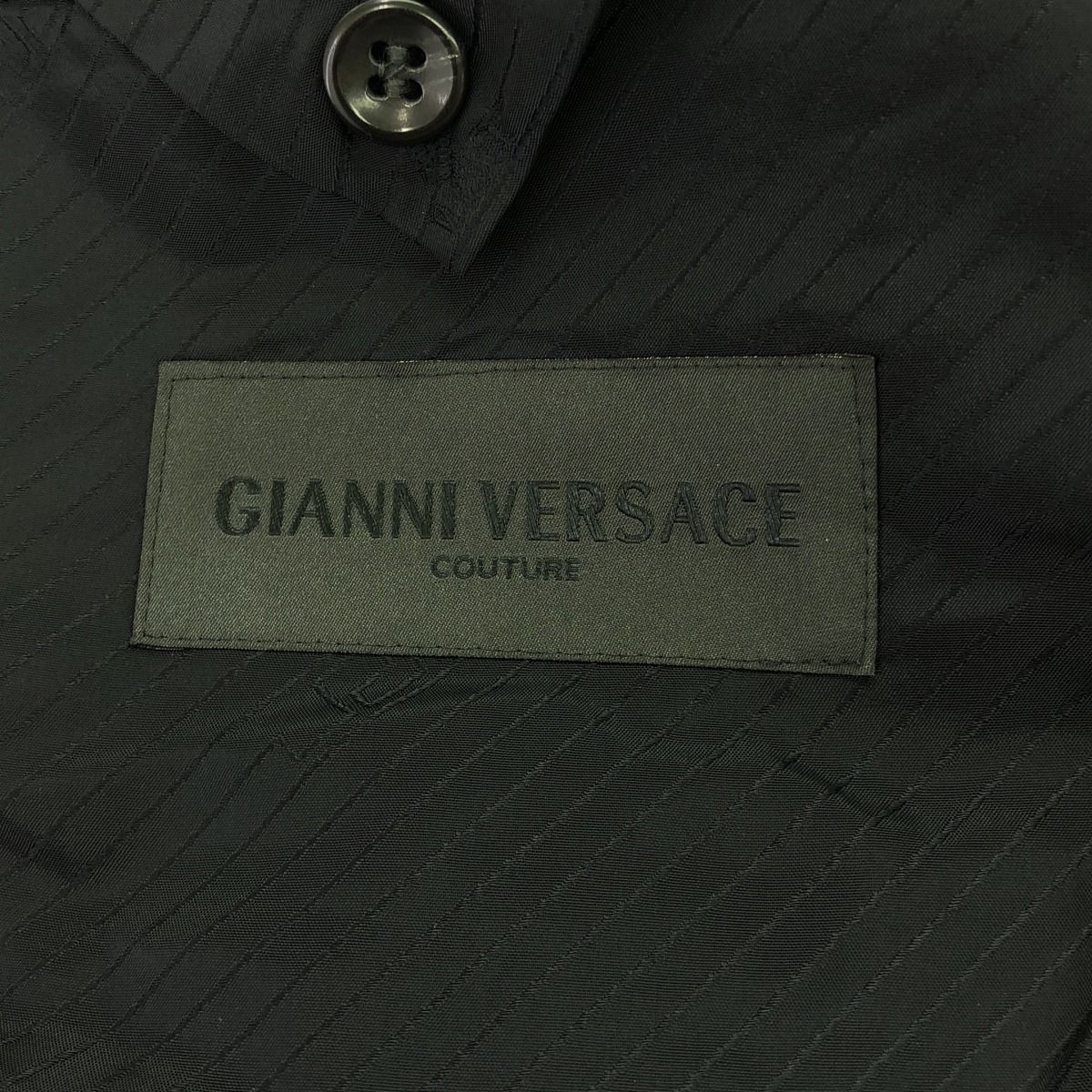 GIANNI VERSACE ジャンニ ヴェルサーチ ウールストライプテーラード 