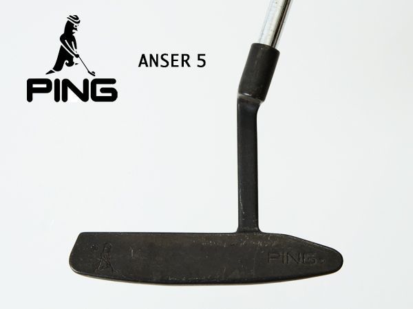 PING ピン パター ANSER5 BLACK アンサー5 ブラック クロームカラー 