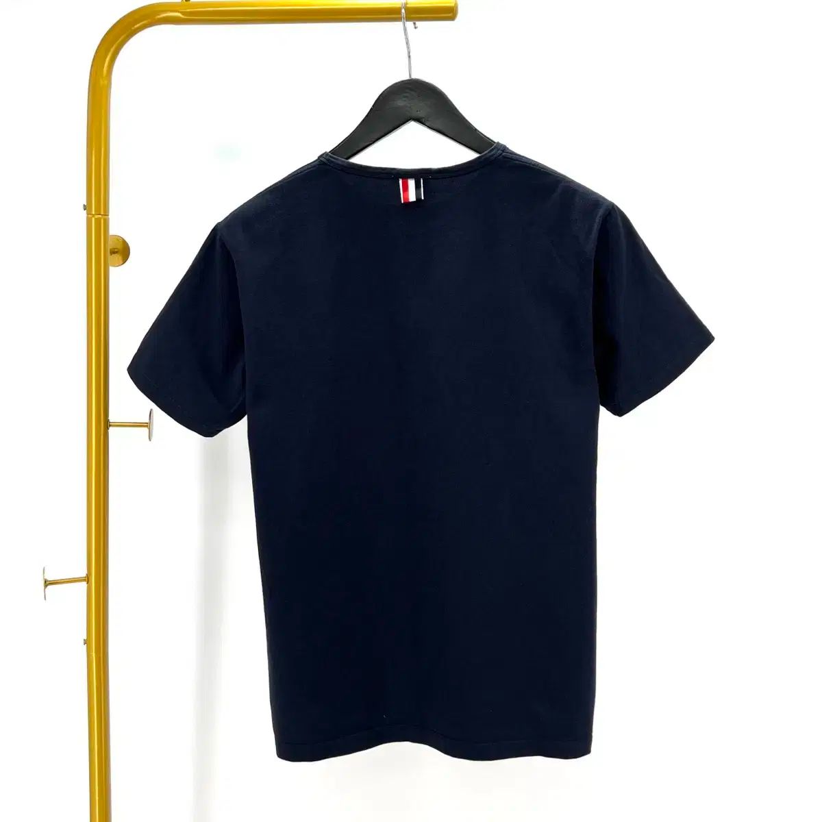トムブラウン　半袖Tシャツ　ネイビー　4 トムブラウン半袖Tシャツネイビー4