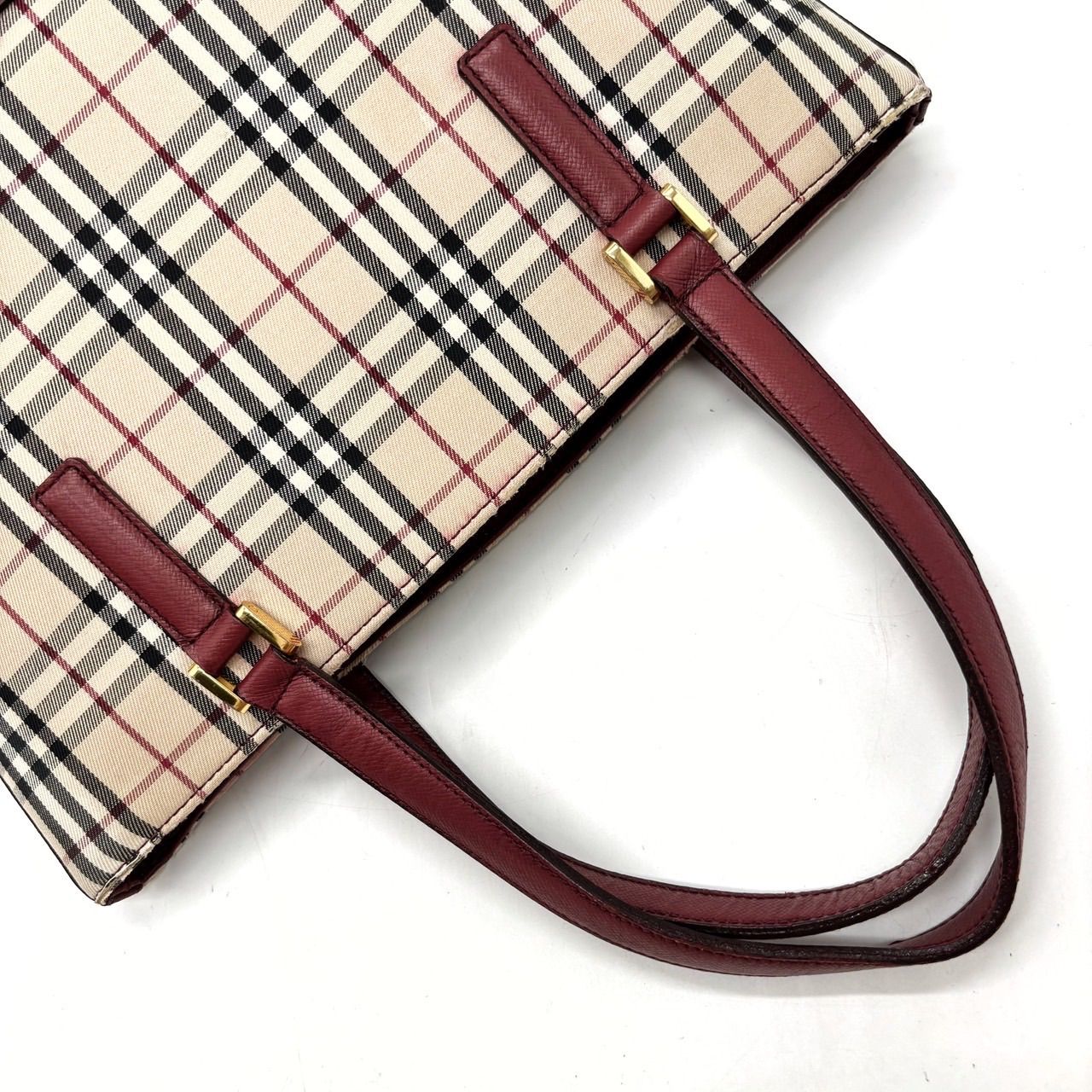 ✨美品✨ BURBERRY バーバリー トートバッグ ハンドバッグ ノバ
