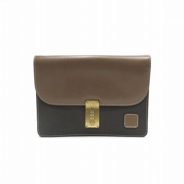 ダンヒル クラッチバッグ 程度A ブラウン