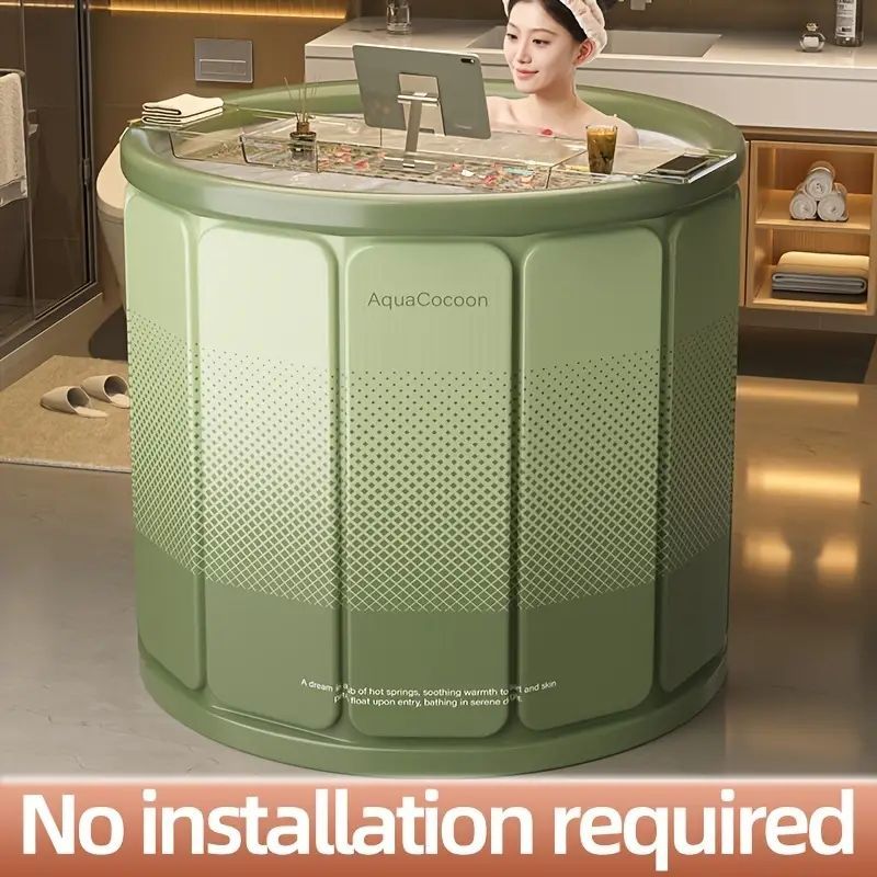 ポータブル折りたたみ式バスタブ -
